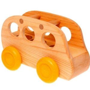 NWT Grimm's Wooden Toys Bus